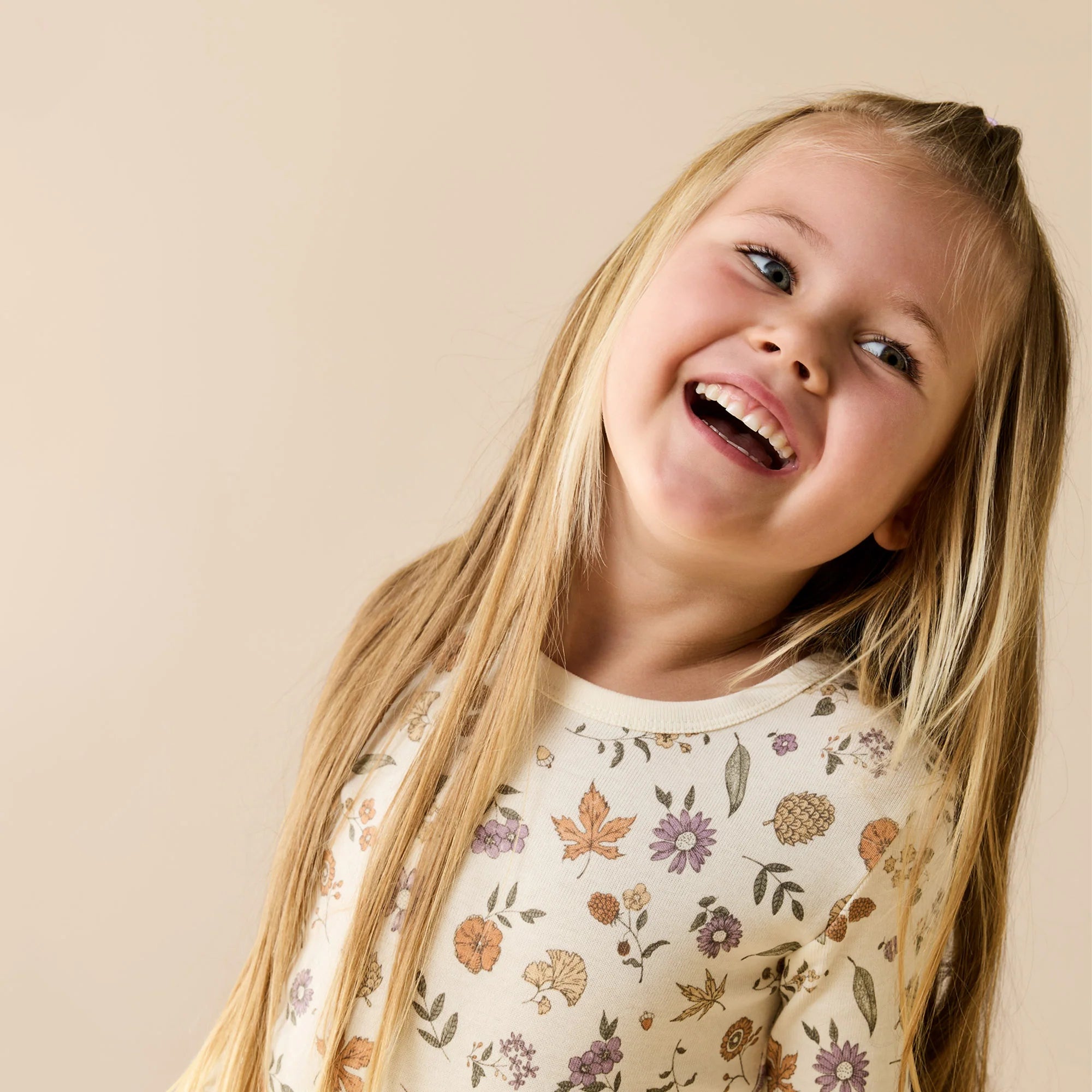 Wilson & Frenchy - Organic Long Sleeved Pyjamas - Maple Glow