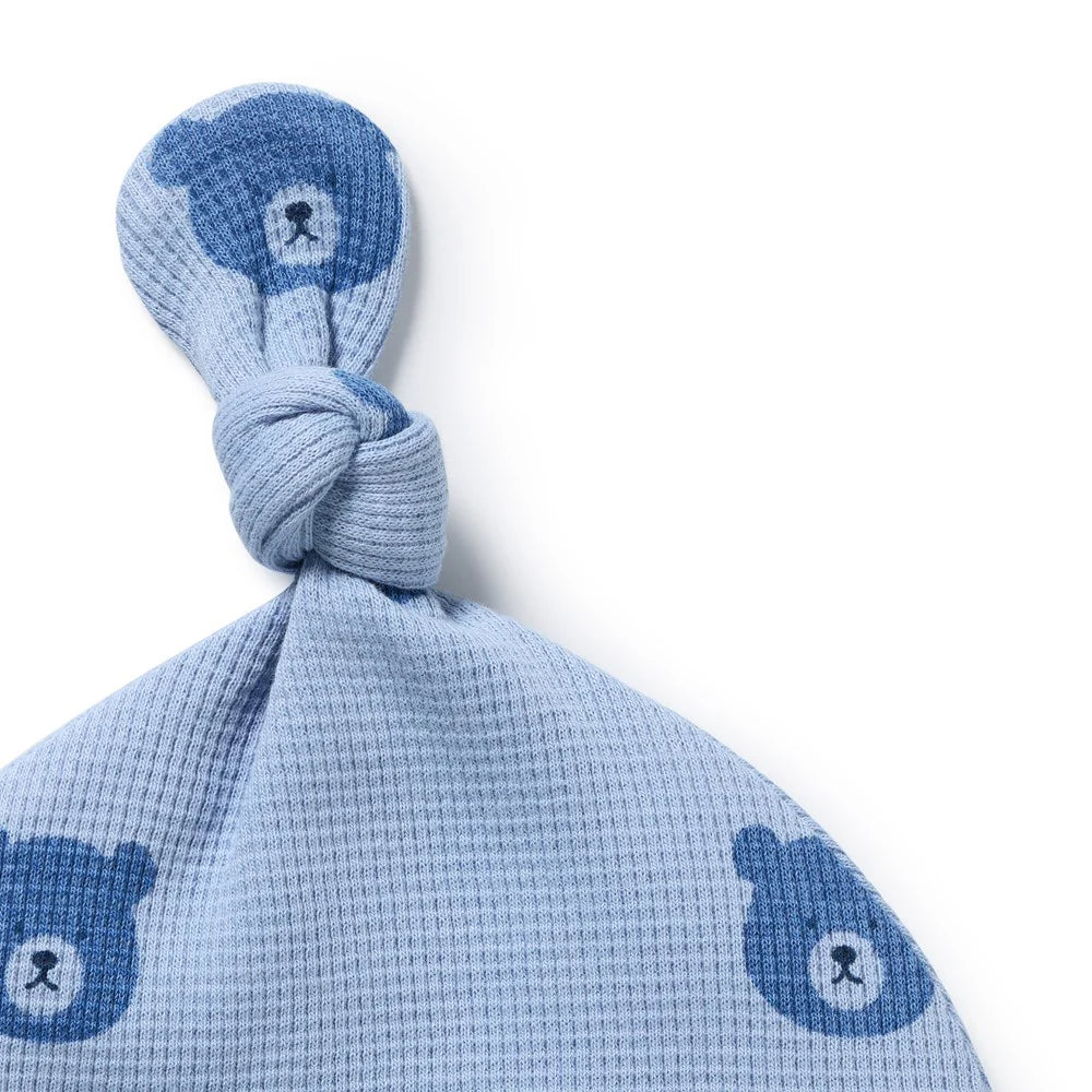 Wilson & Frenchy - Bear Hugs Organic Waffle Knot Hat