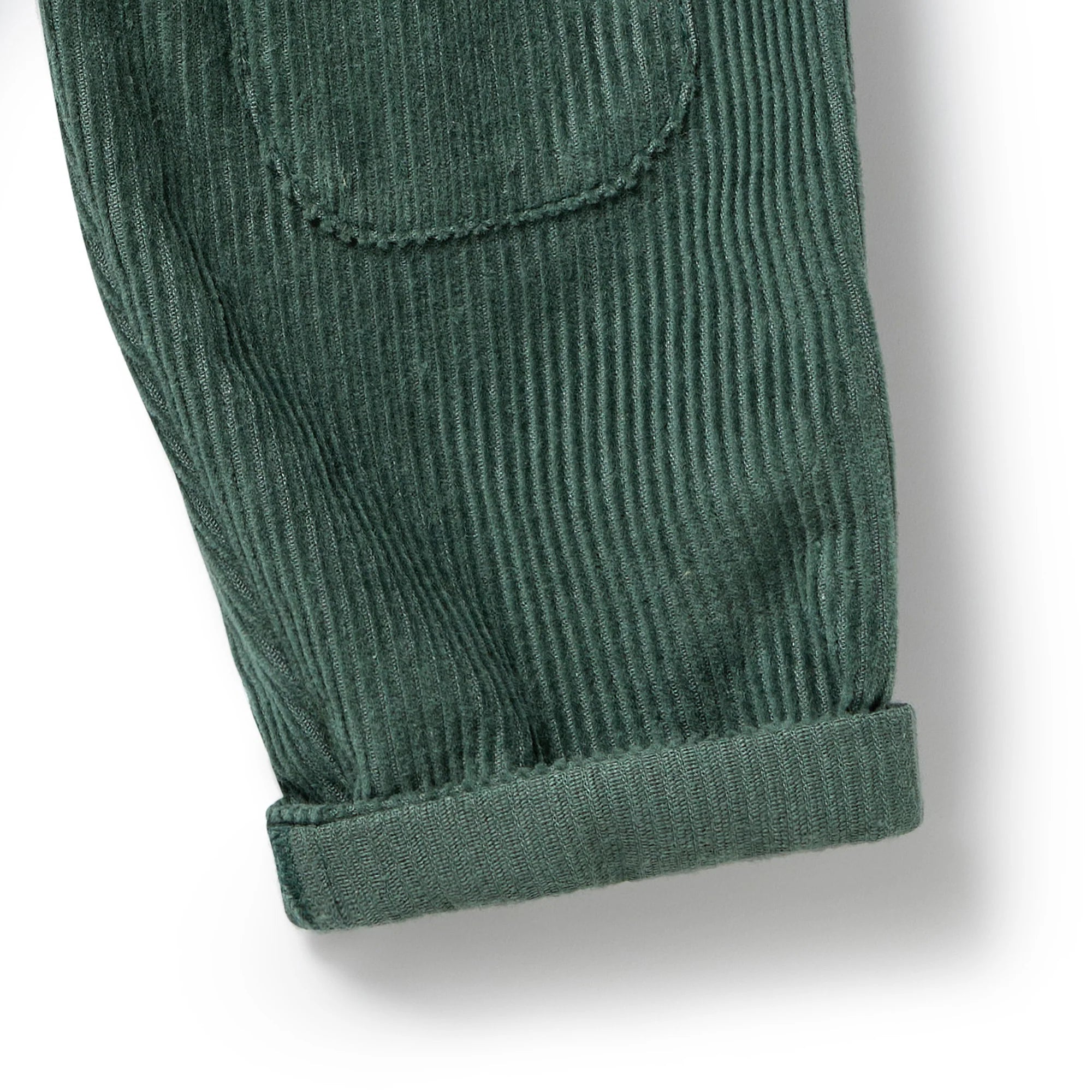 Wilson & Frenchy - Moss Green Organic Cord Pant