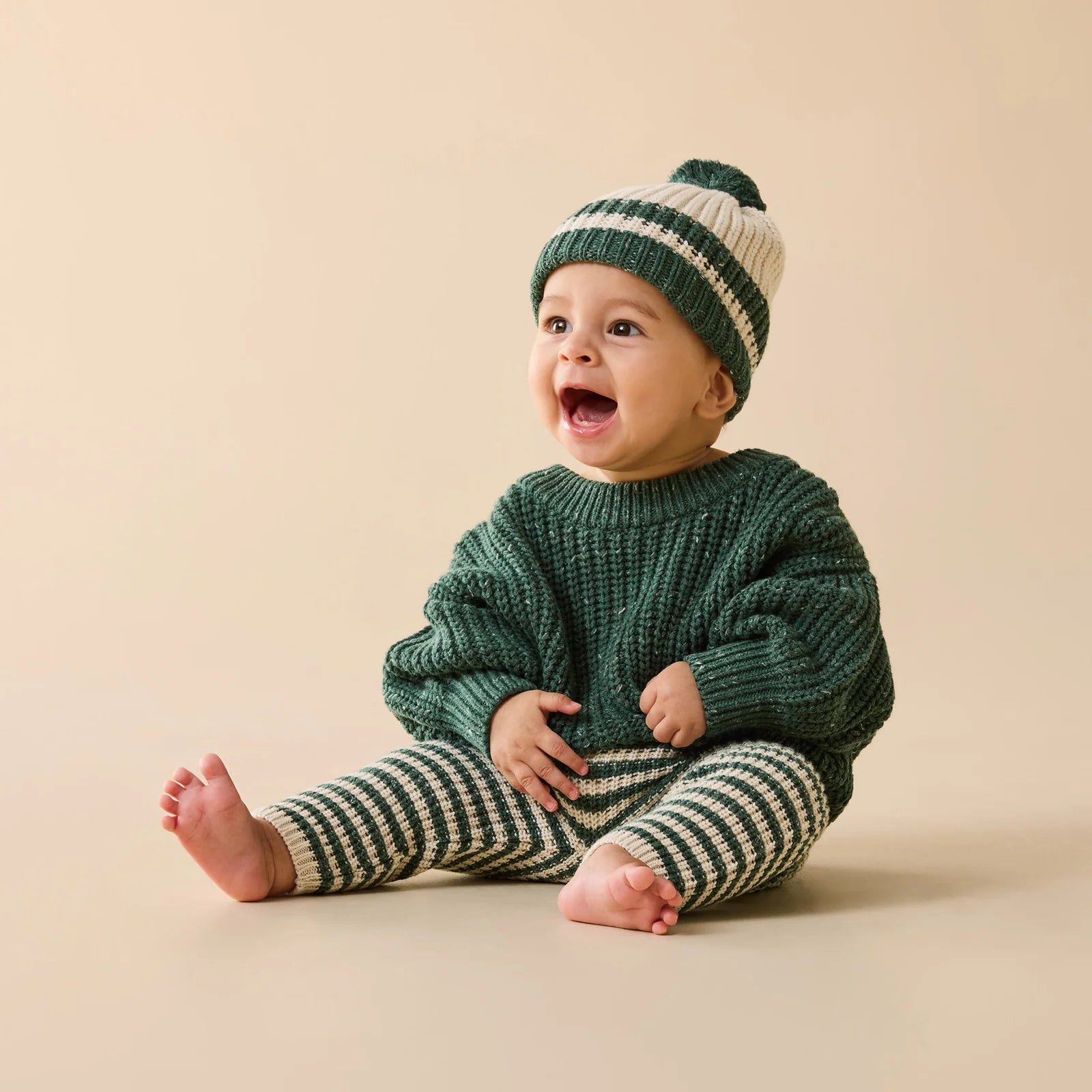 Wilson & Frenchy - Clover Organic Knitted Stripe Hat