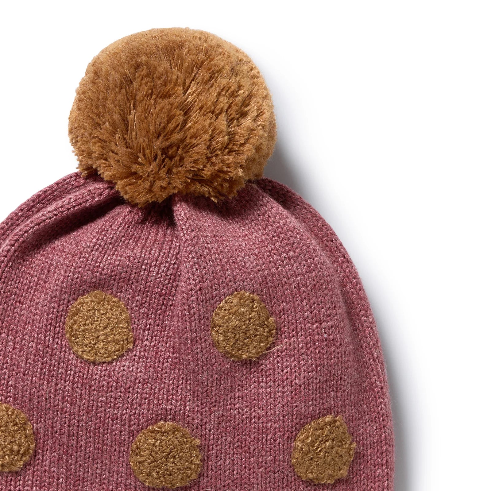 Wilson & Frenchy - Rhubard Organic Knitted Bauble Hat
