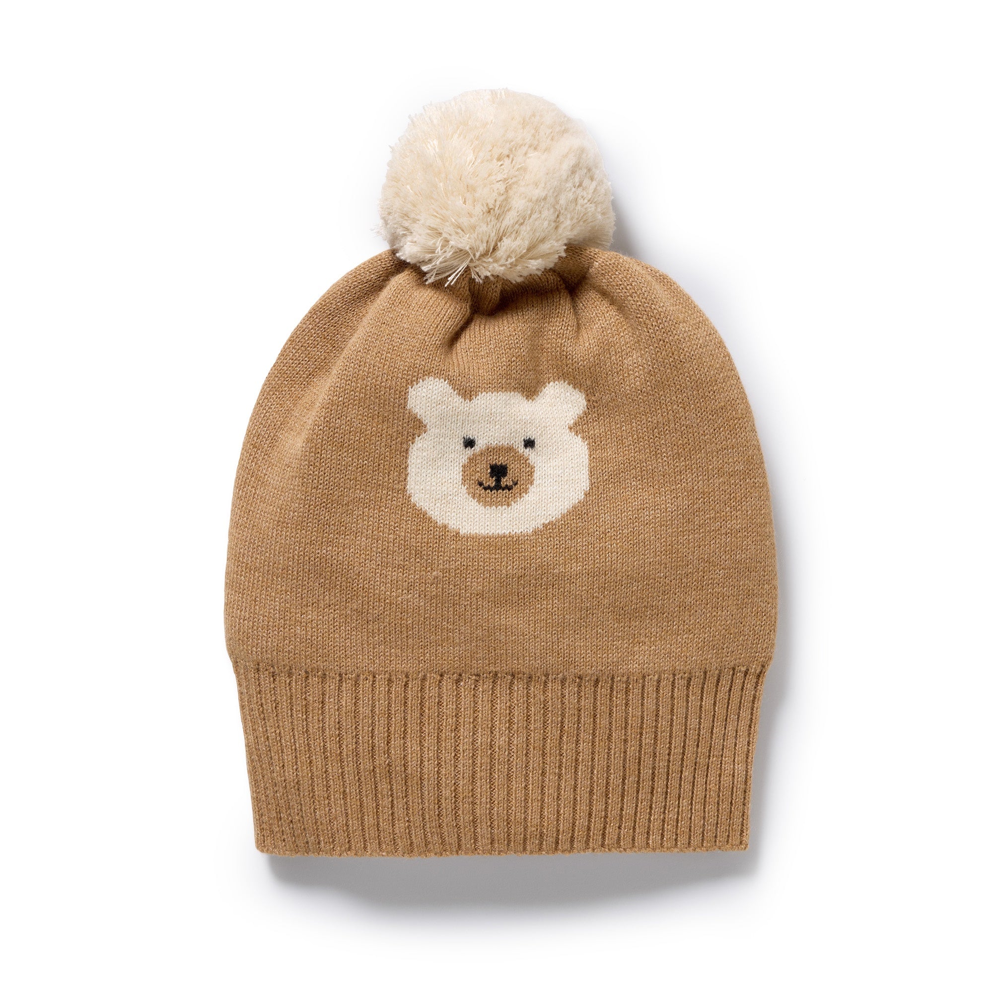 Wilson & Frenchy - Beary Cute Organic Knitted Jacquard Hat