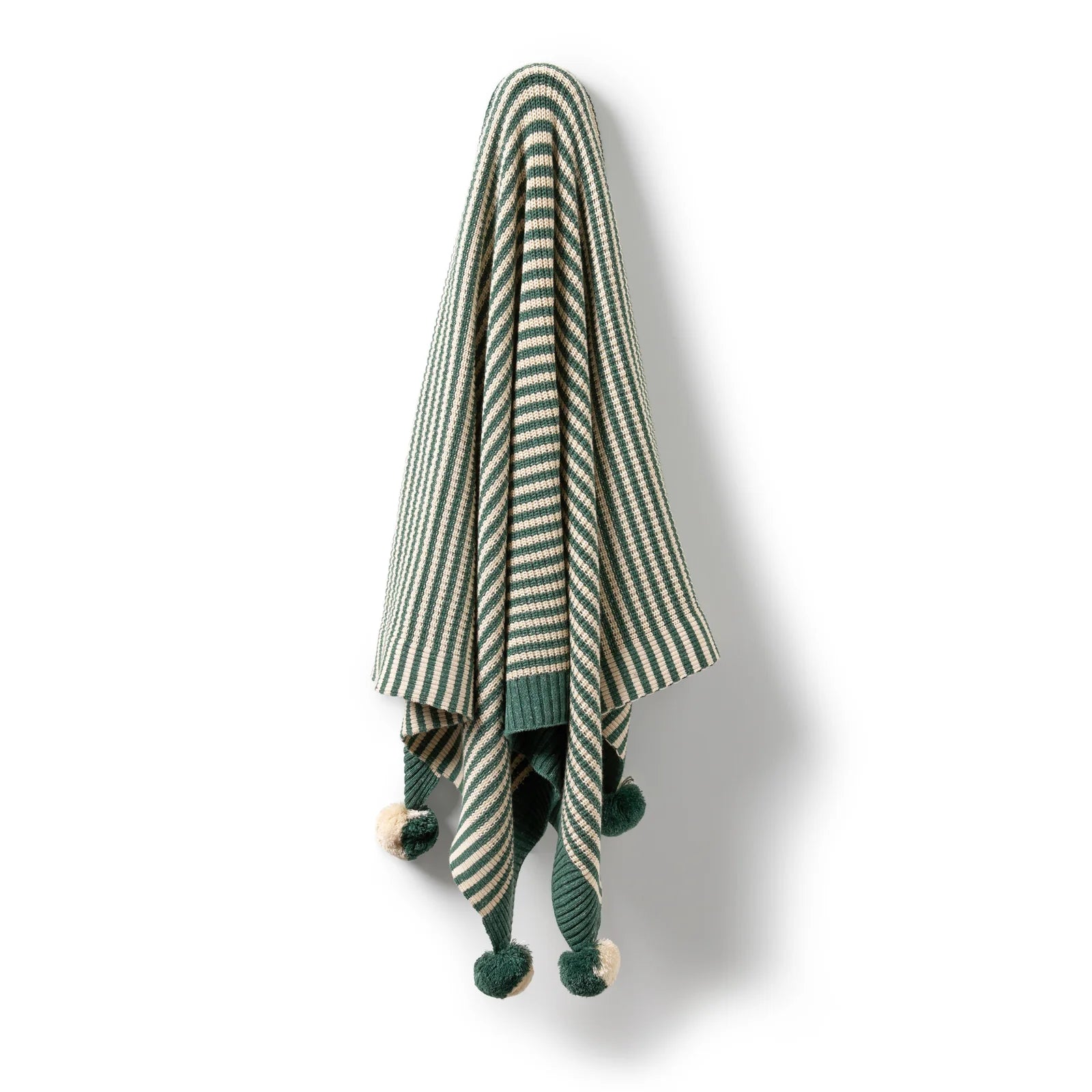 Wilson & Frenchy - Clover Stripe Organic Knitted Stripe Blanket