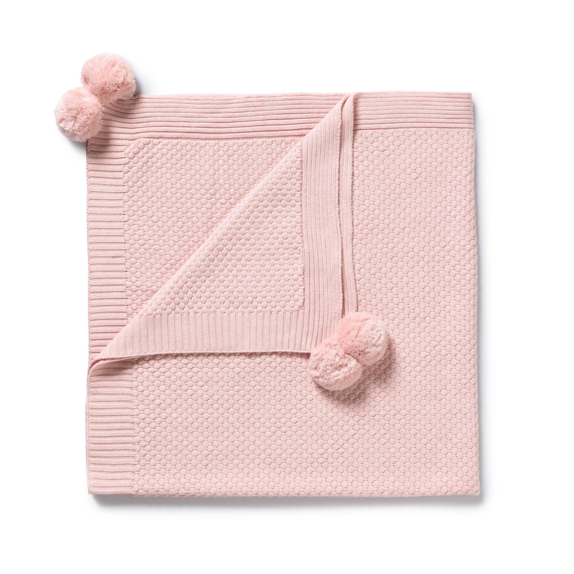 Wilson & Frenchy - Marshmellow Organic Knitted Bubble Blanket