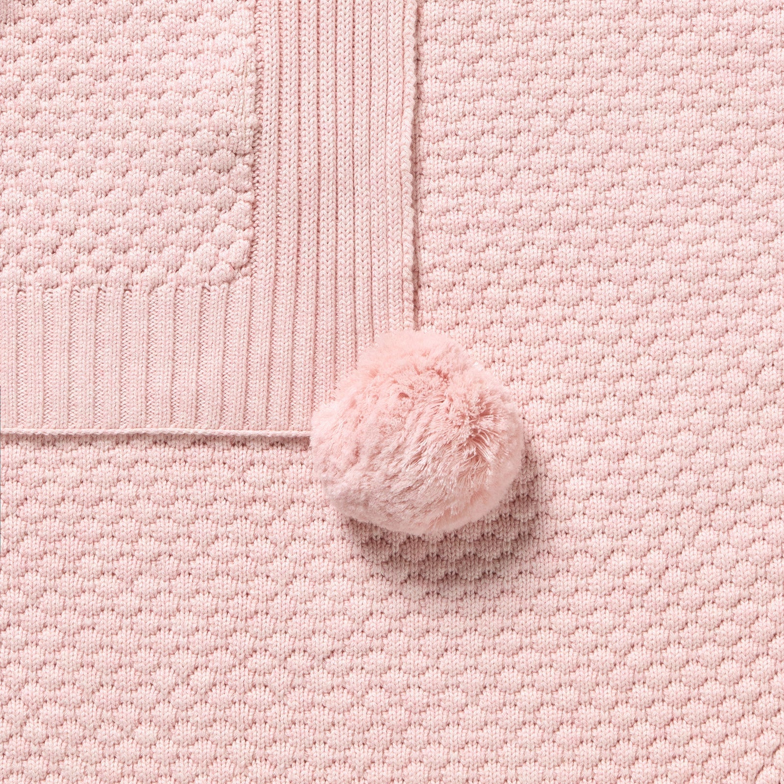 Wilson & Frenchy - Marshmellow Organic Knitted Bubble Blanket