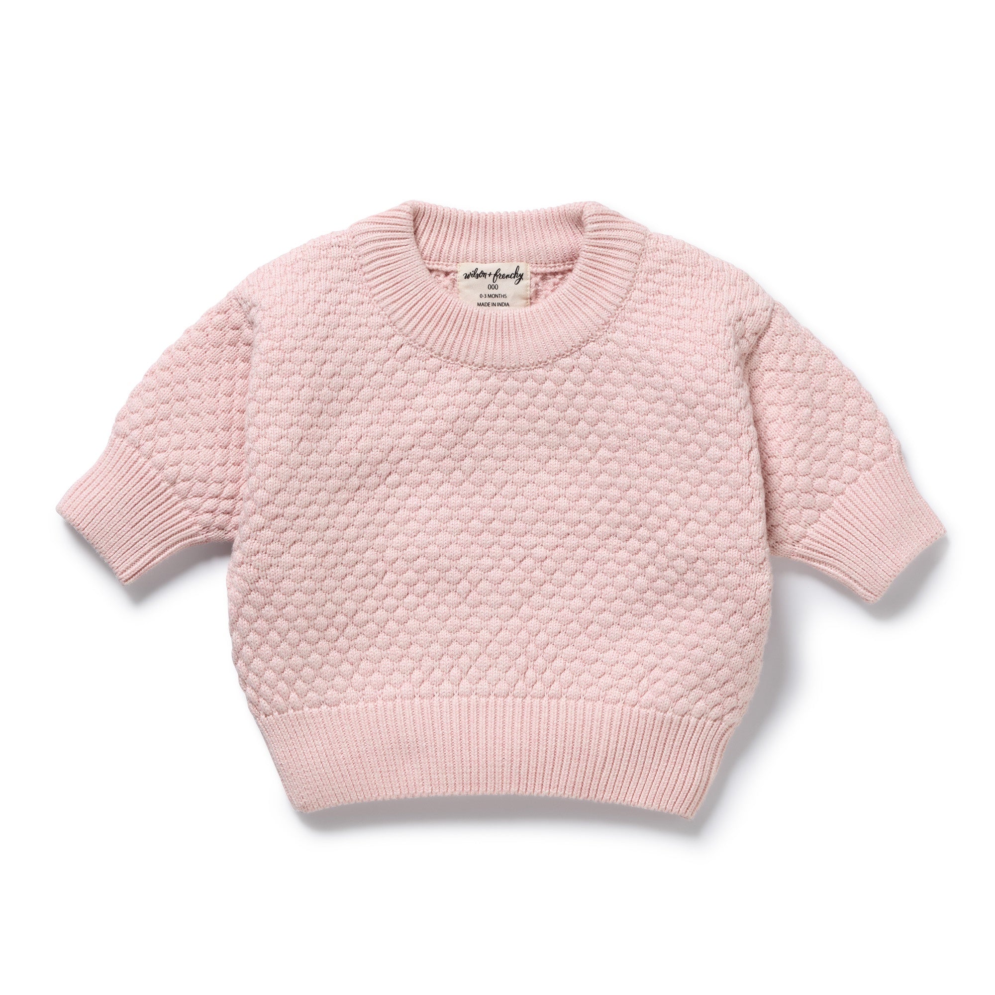 Wilson & Frenchy - Marshmellow Organic Knitted Bubble Jumper
