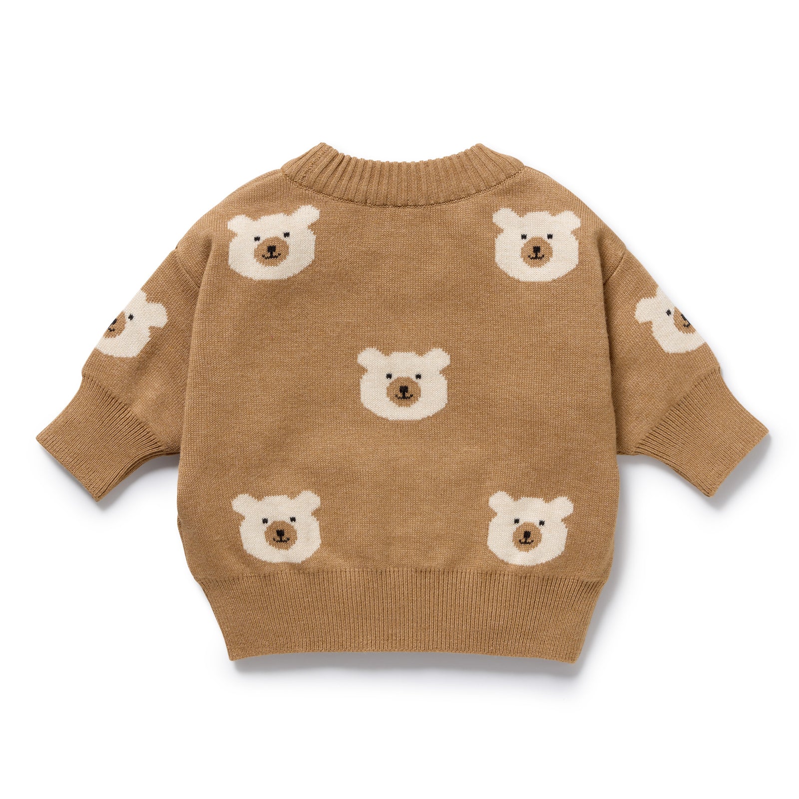 Wilson & Frenchy - Beary Cute Organic Knitted Jacquard Jumper