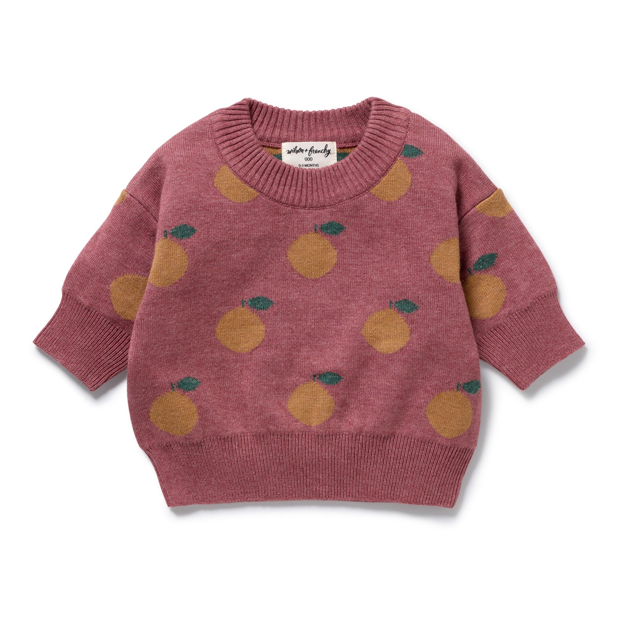 Wilson & Frenchy - Clementine Organic Knitted Jacquard Jumper