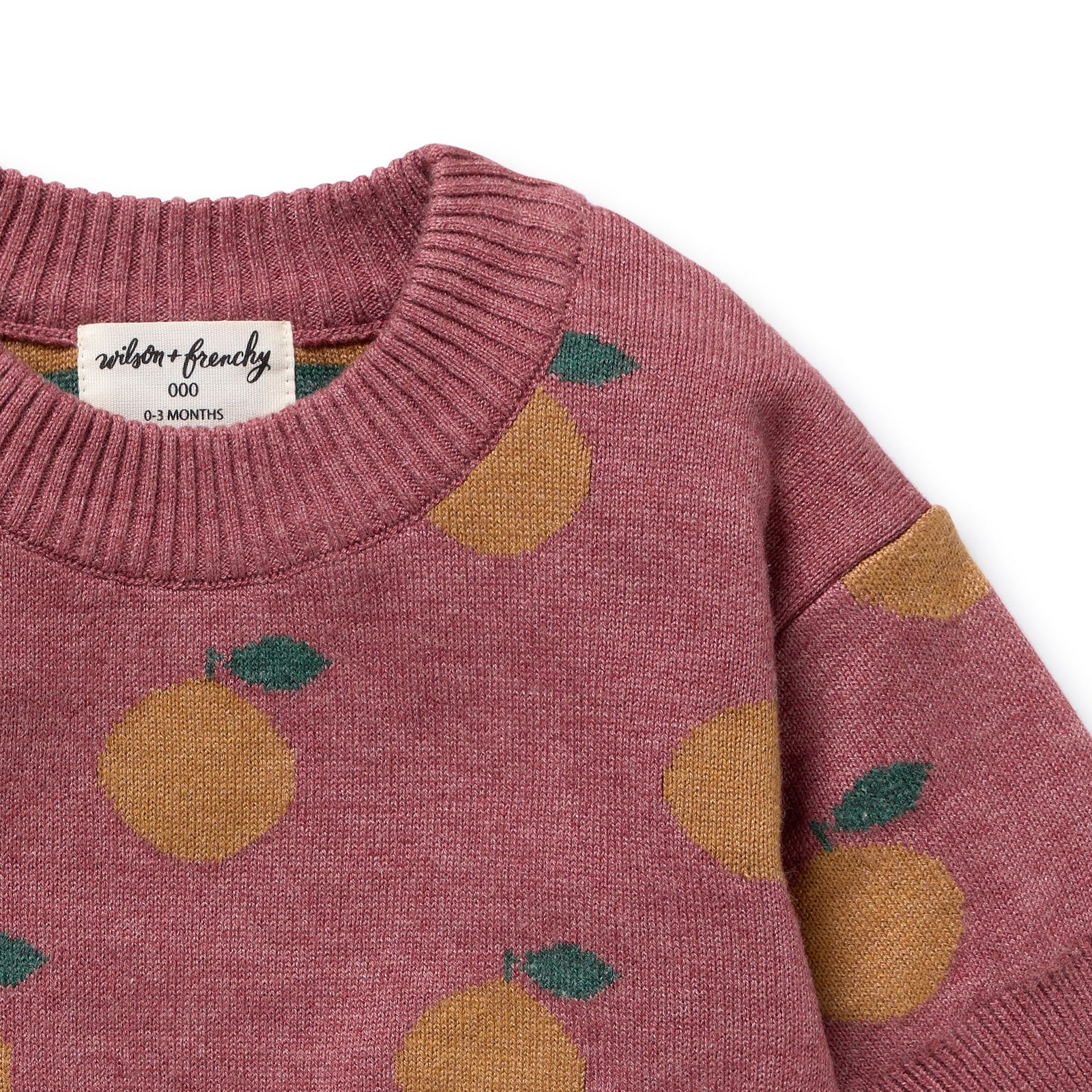 Wilson & Frenchy - Clementine Organic Knitted Jacquard Jumper