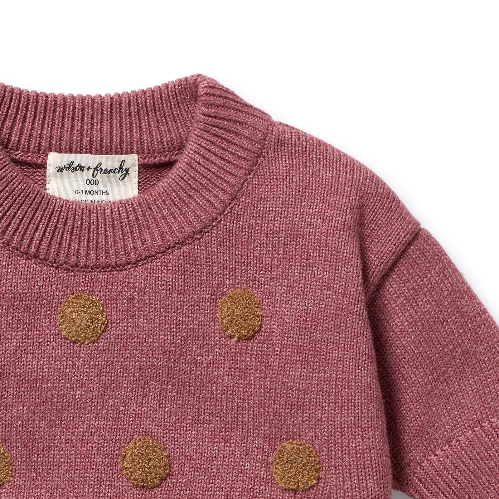 Wilson & Frenchy - Rhubarb Organic Knitted Bauble Jumper