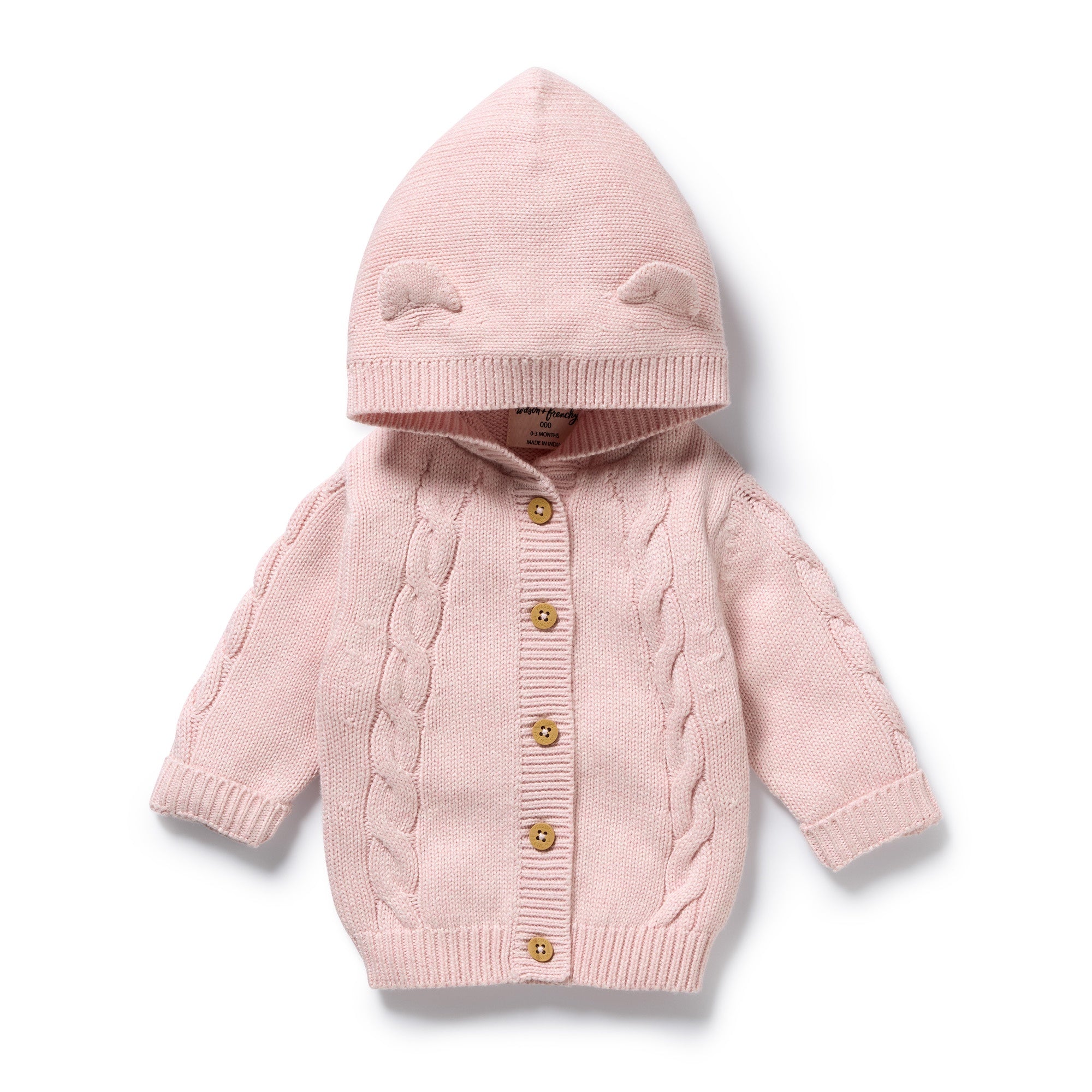 Wilson & Frenchy - Marshmellow Organic Knitted Cable Jacket