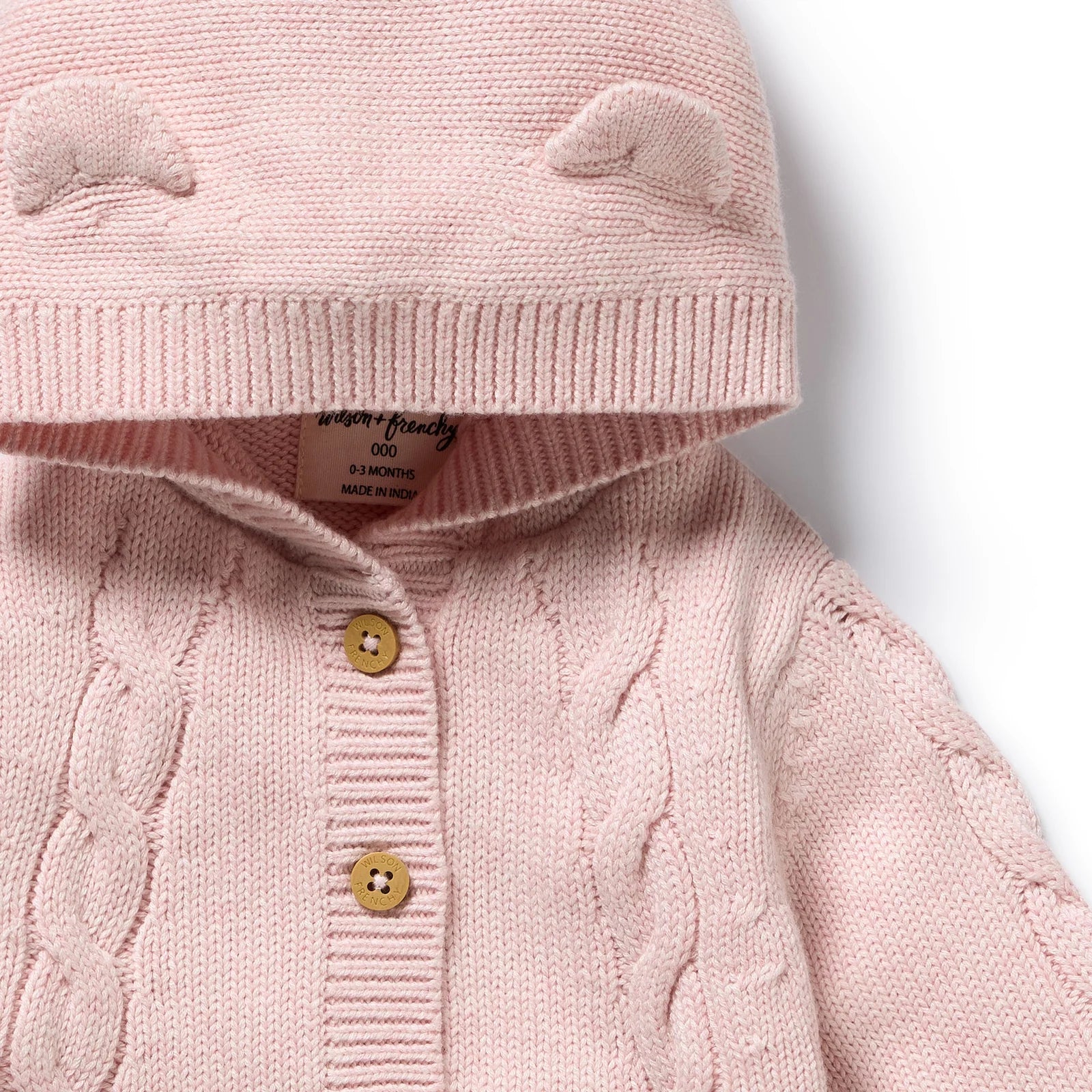 Wilson & Frenchy - Marshmellow Organic Knitted Cable Jacket