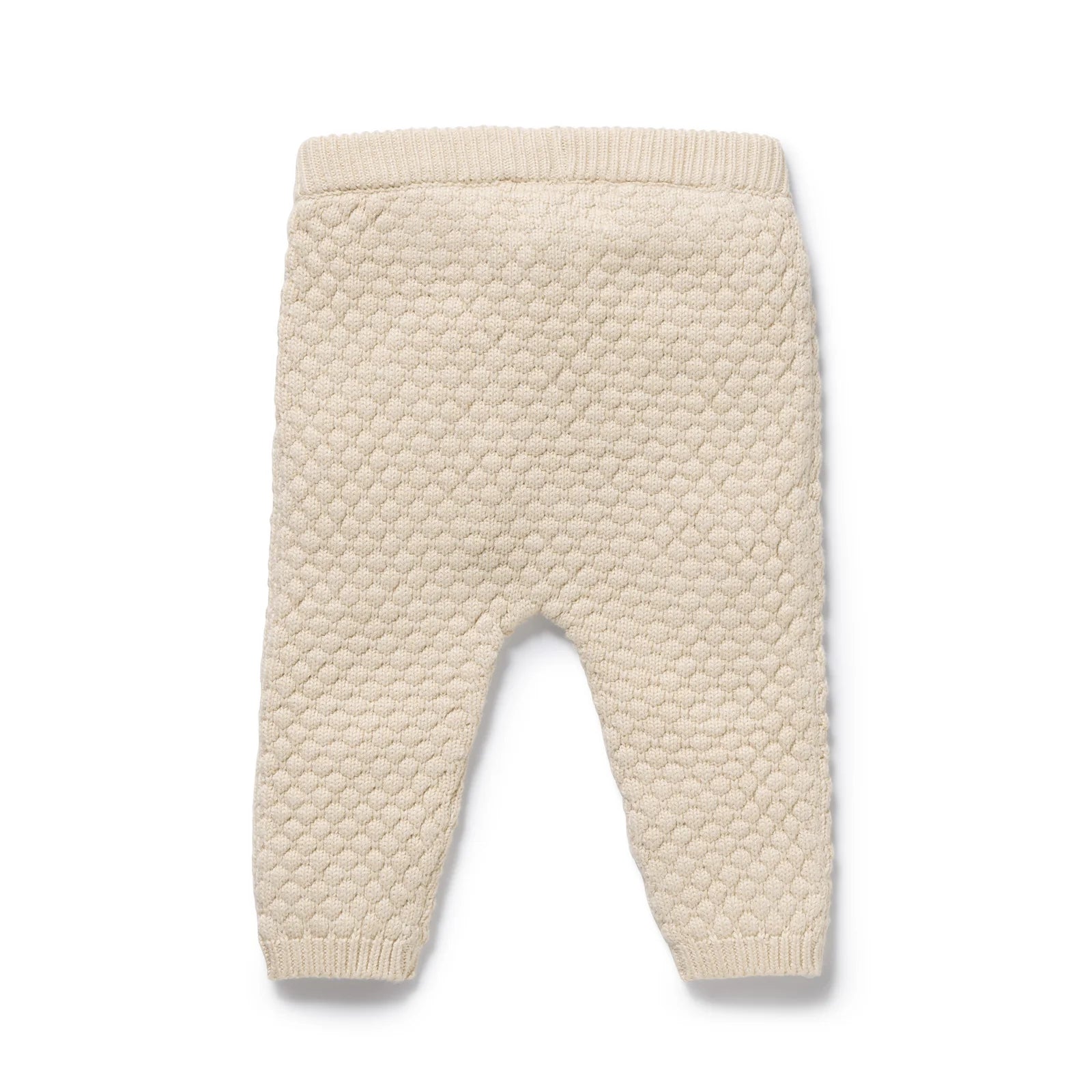 Wilson & Frenchy - Cream Organic Knitted Bubble Legging