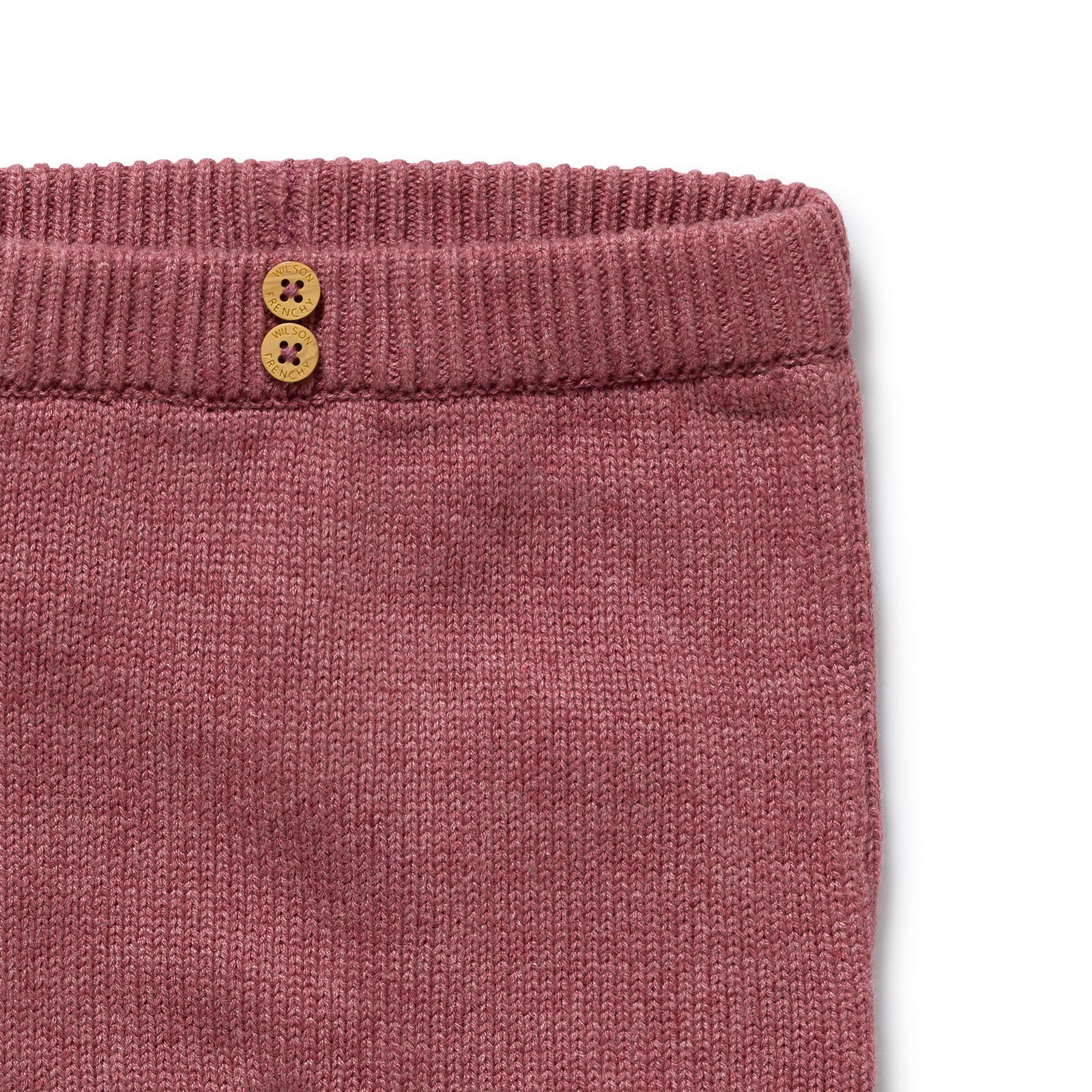 Wilson & Frenchy - Rhubarb Organic Knitted Legging