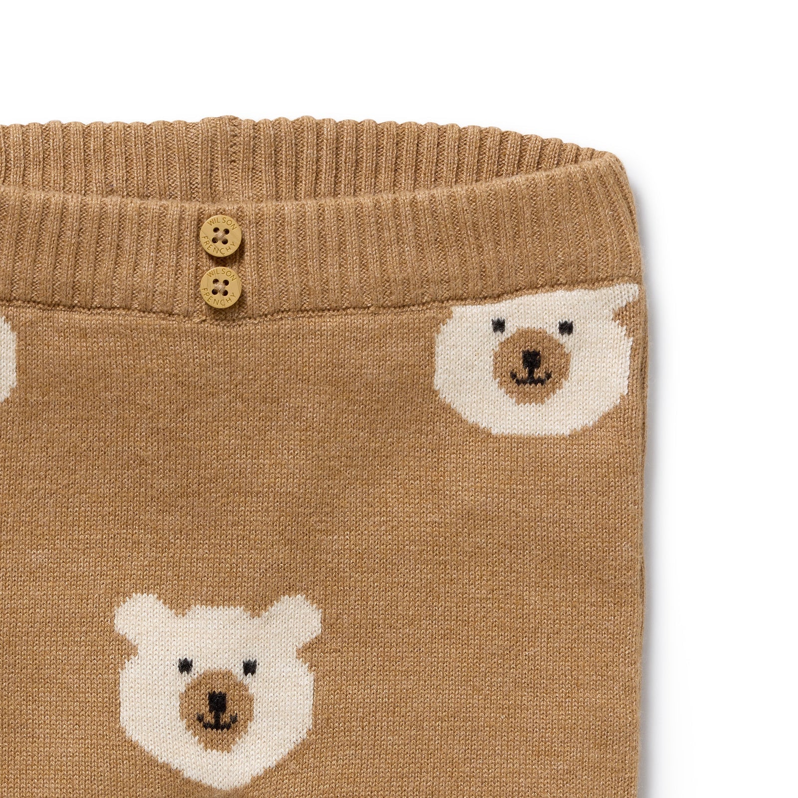 Wilson & Frenchy - Beary Cute Organic Knitted Jacquard Legging