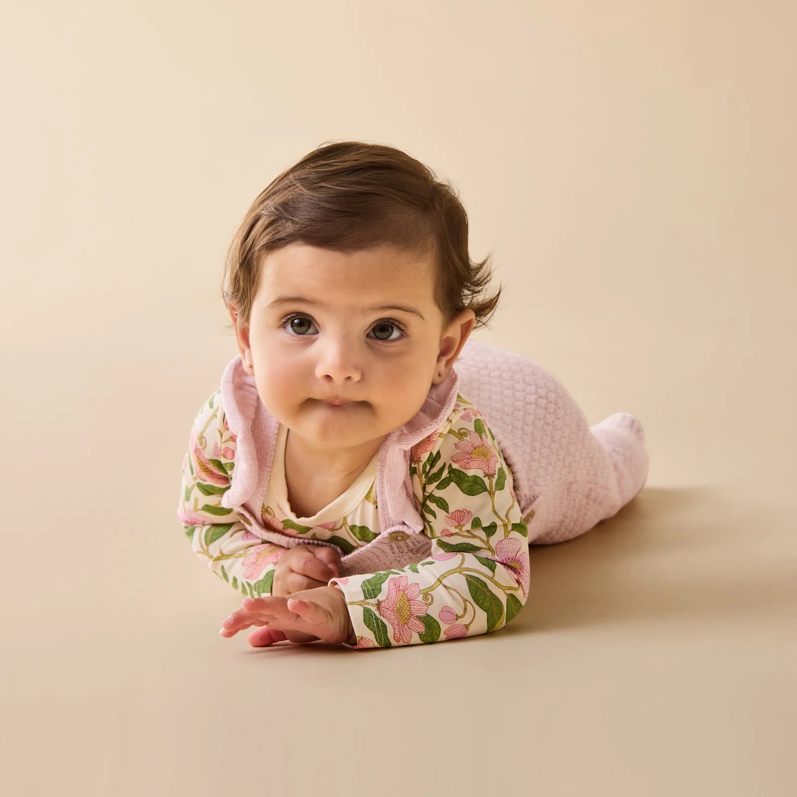 Wilson & Frenchy - Marshmellow Organic Knitted Bubble Ruffle Overall