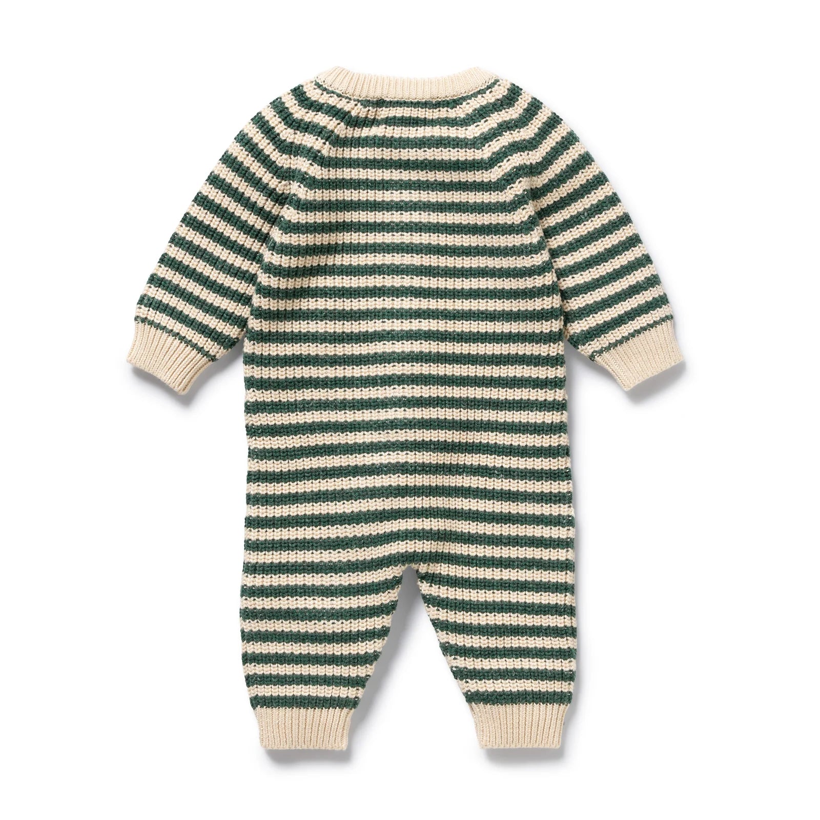 Wilson & Frenchy - Clover Organic Knitted Stripe Growsuit