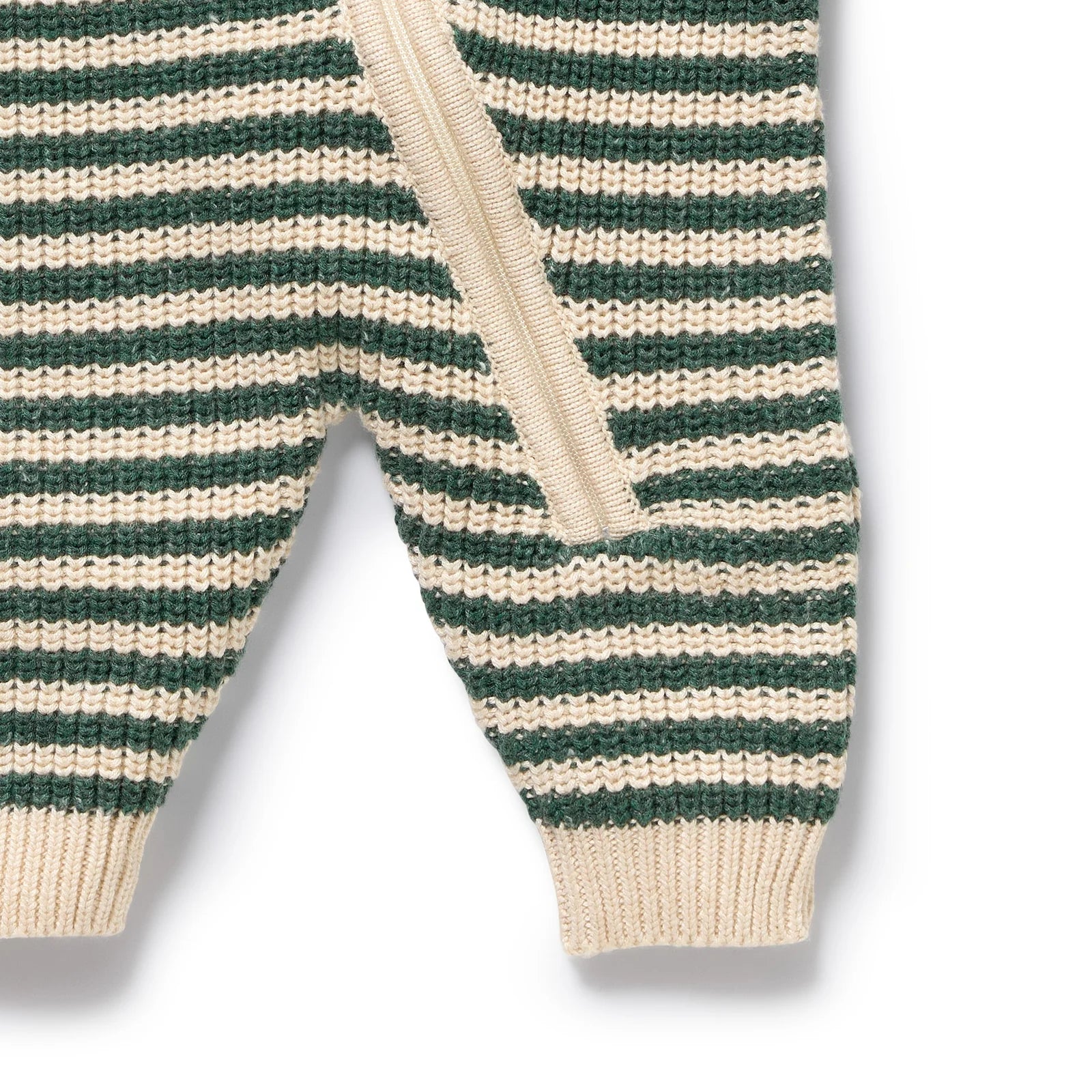 Wilson & Frenchy - Clover Organic Knitted Stripe Growsuit