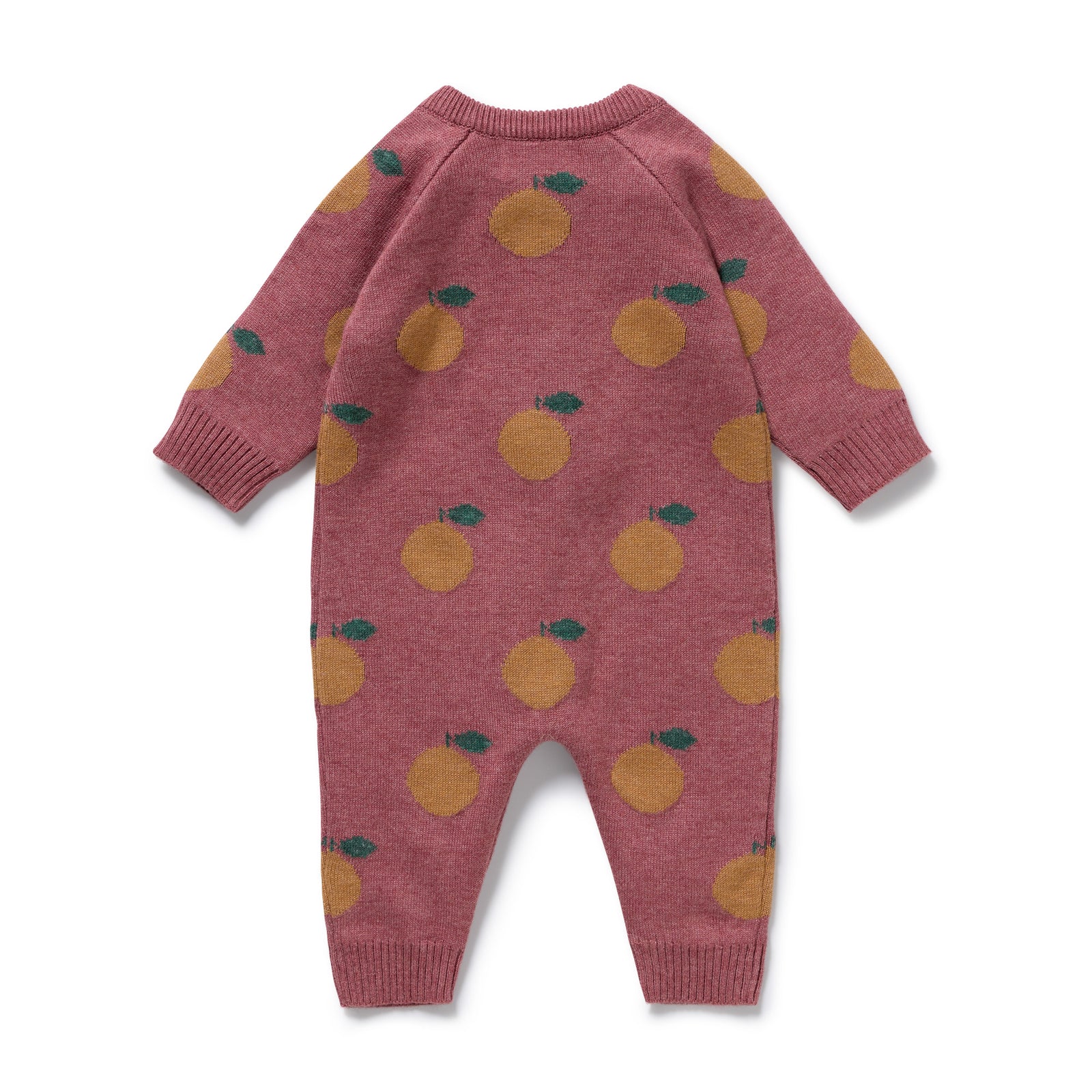 Wilson & Frenchy - Clementine Organic Knitted Jacquard Growsuit