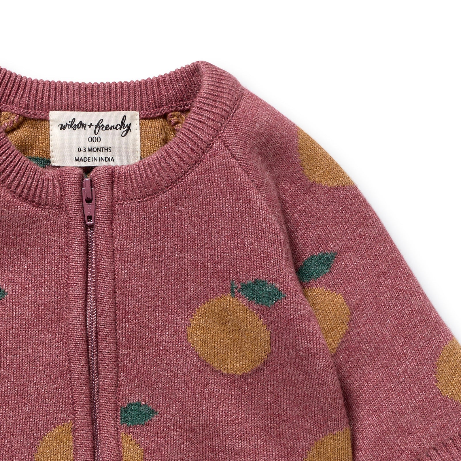 Wilson & Frenchy - Clementine Organic Knitted Jacquard Growsuit