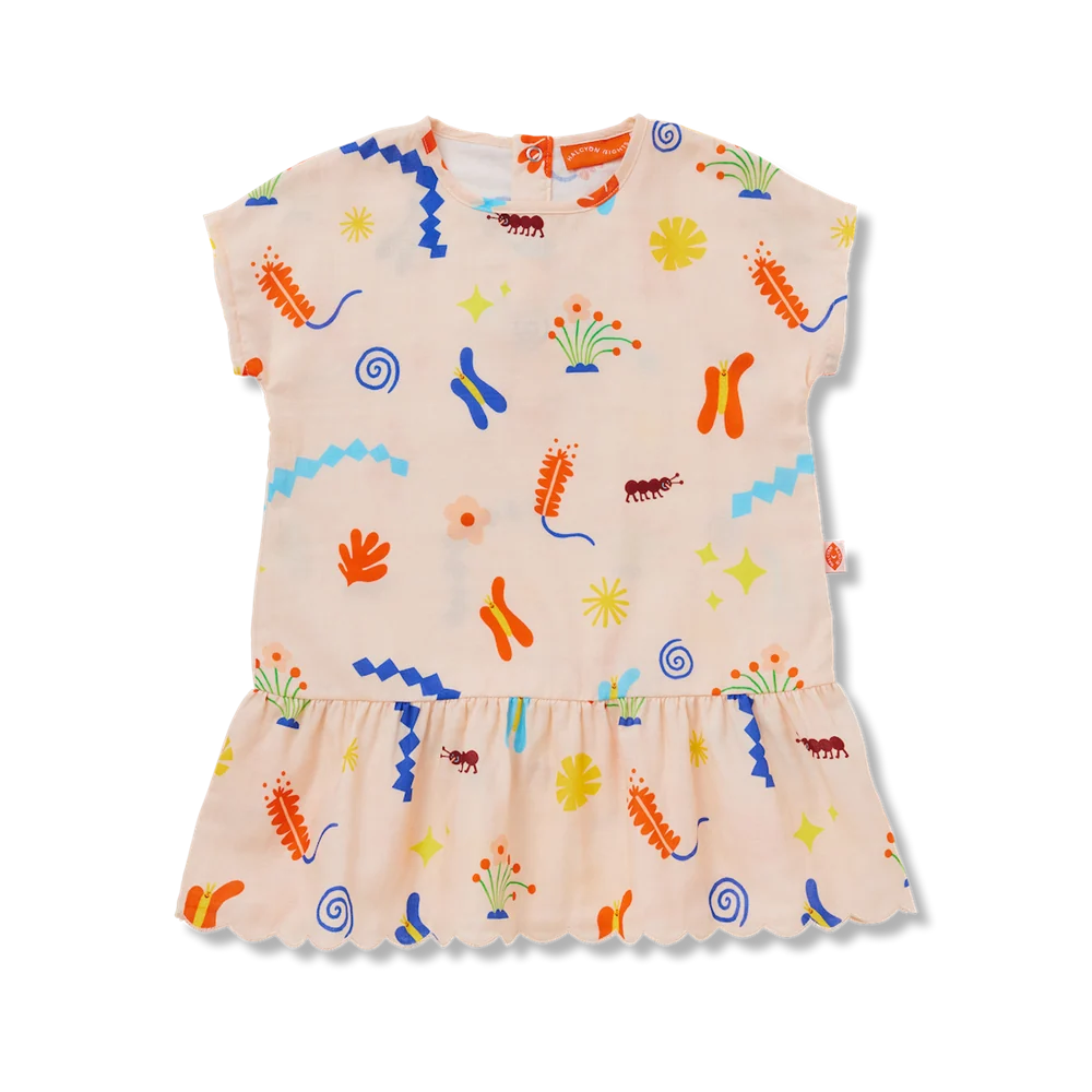 Halcyon Nights - Woven Dress  - Wiggle Wonders