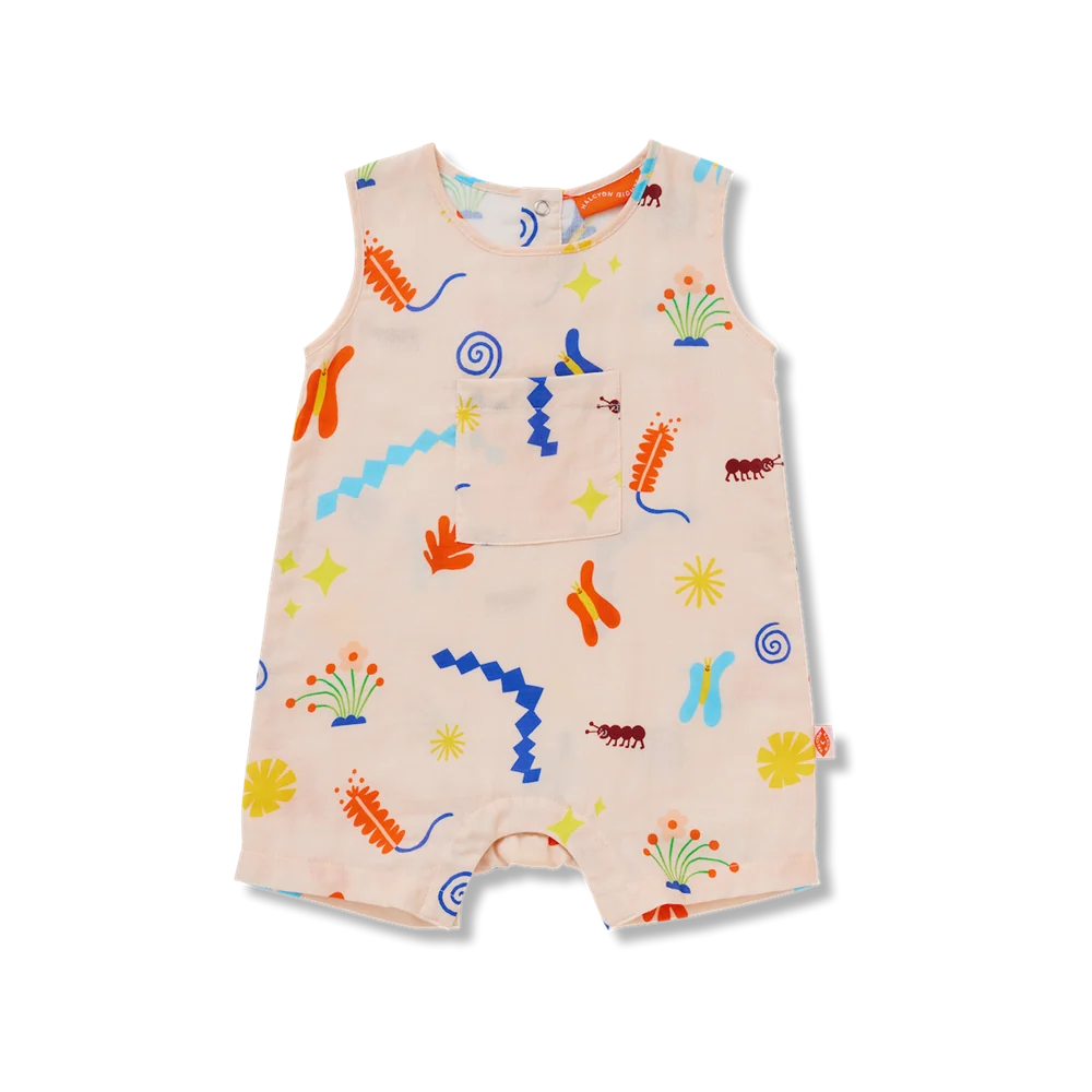 Halcyon Nights - Woven Romper - Wiggle Wonders