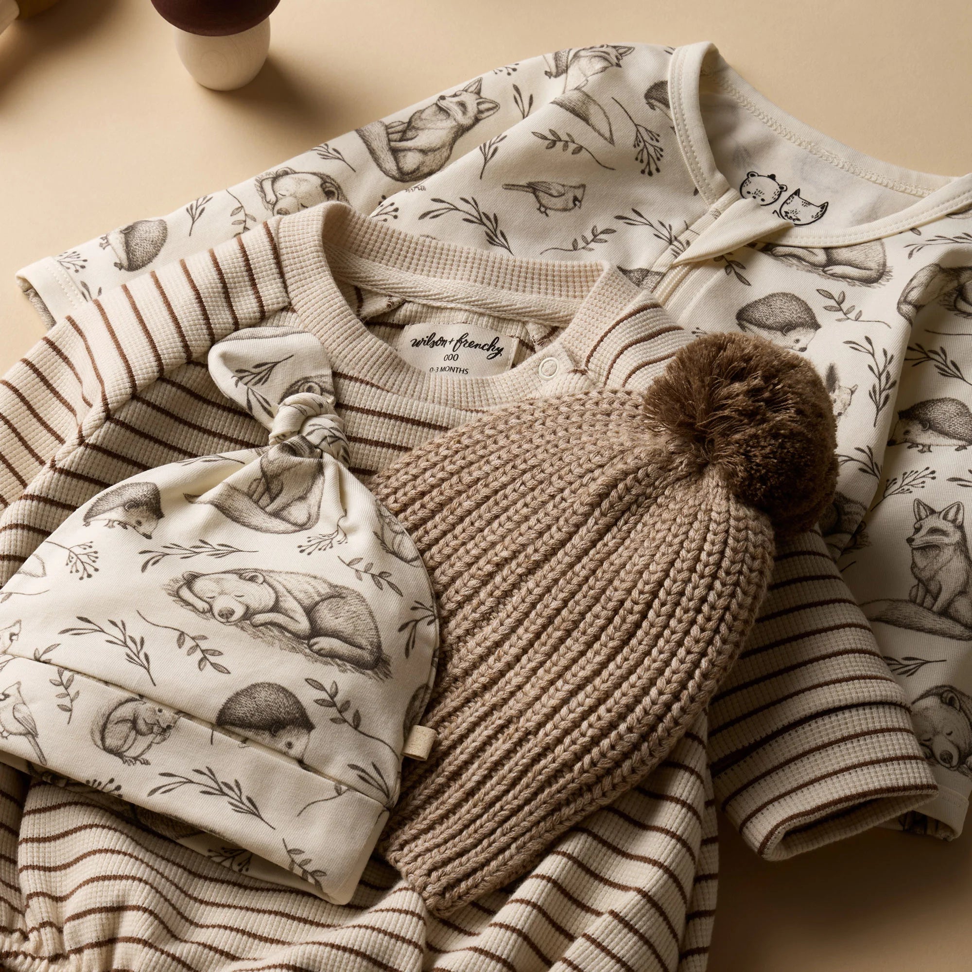 Wilson & Frenchy - Foxglove Forest Organic Knot Hat