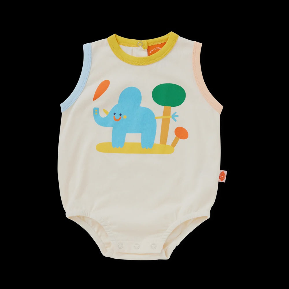 Halcyon Nights - Cotton Singletsuit - Zoo Crew