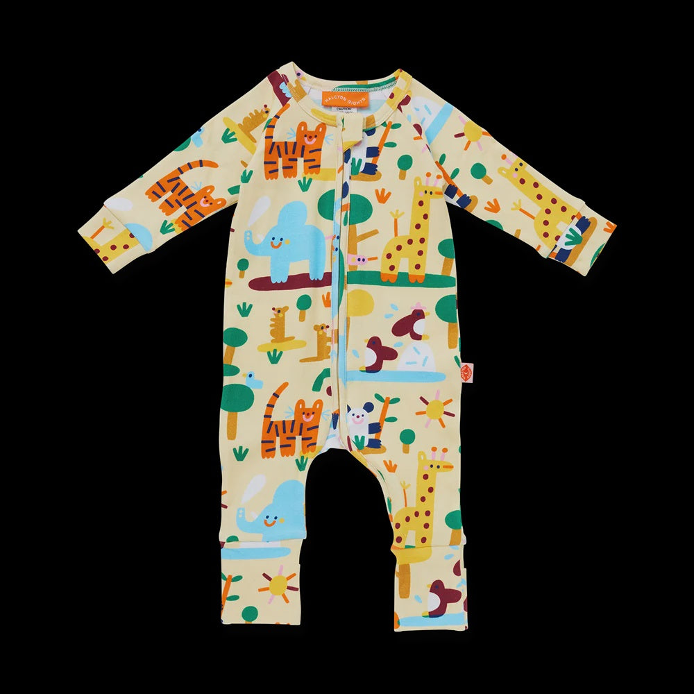 Halcyon Nights - Long Sleeve Romper - Zoo Crew