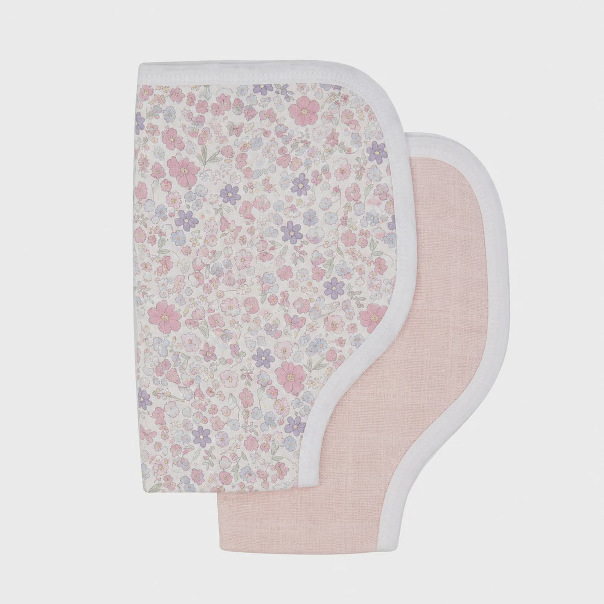 All4Ella - Blossom Organic Burp Cloths 2pk