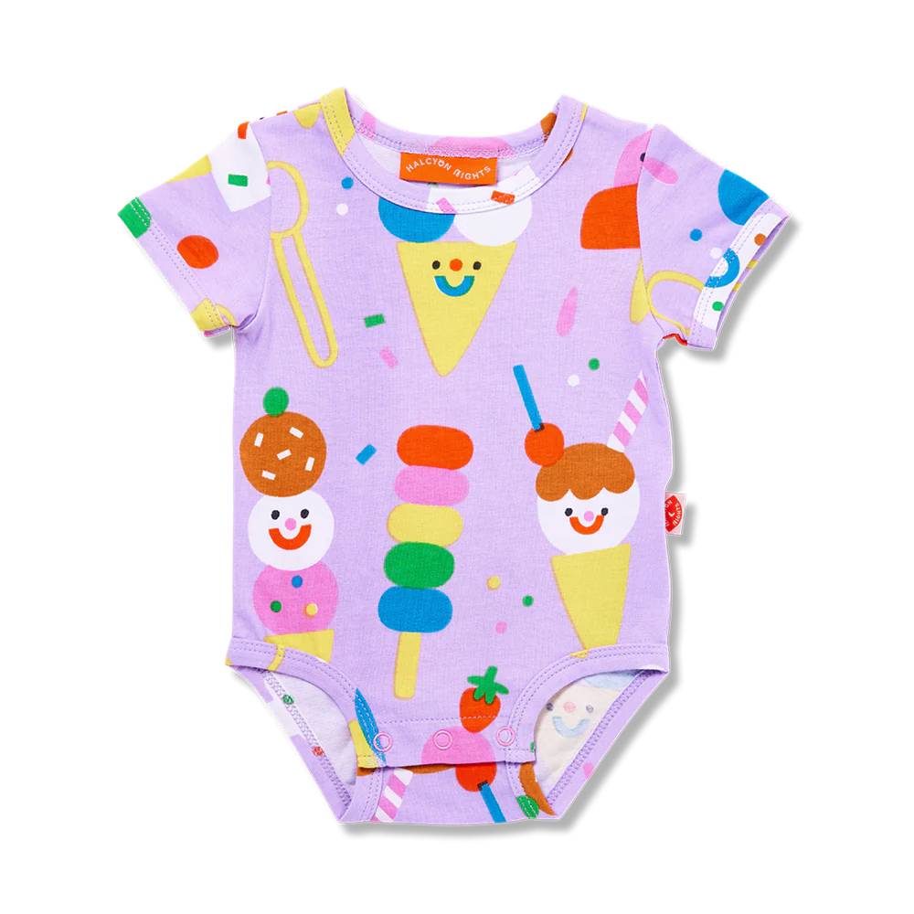 Halcyon Nights - Sundae Funday Short Sleeve Bodysuit