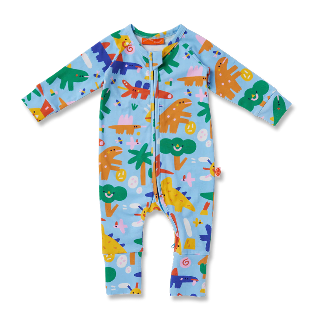 Halcyon Nights - Dino Days Long Sleeve Romper