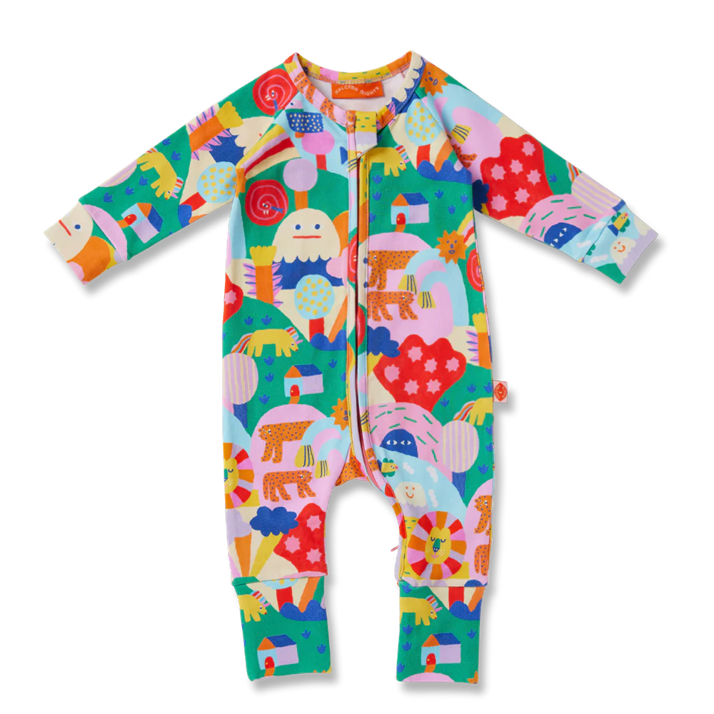 Halcyon Nights - Rainbow Valley Long Sleeve Romper