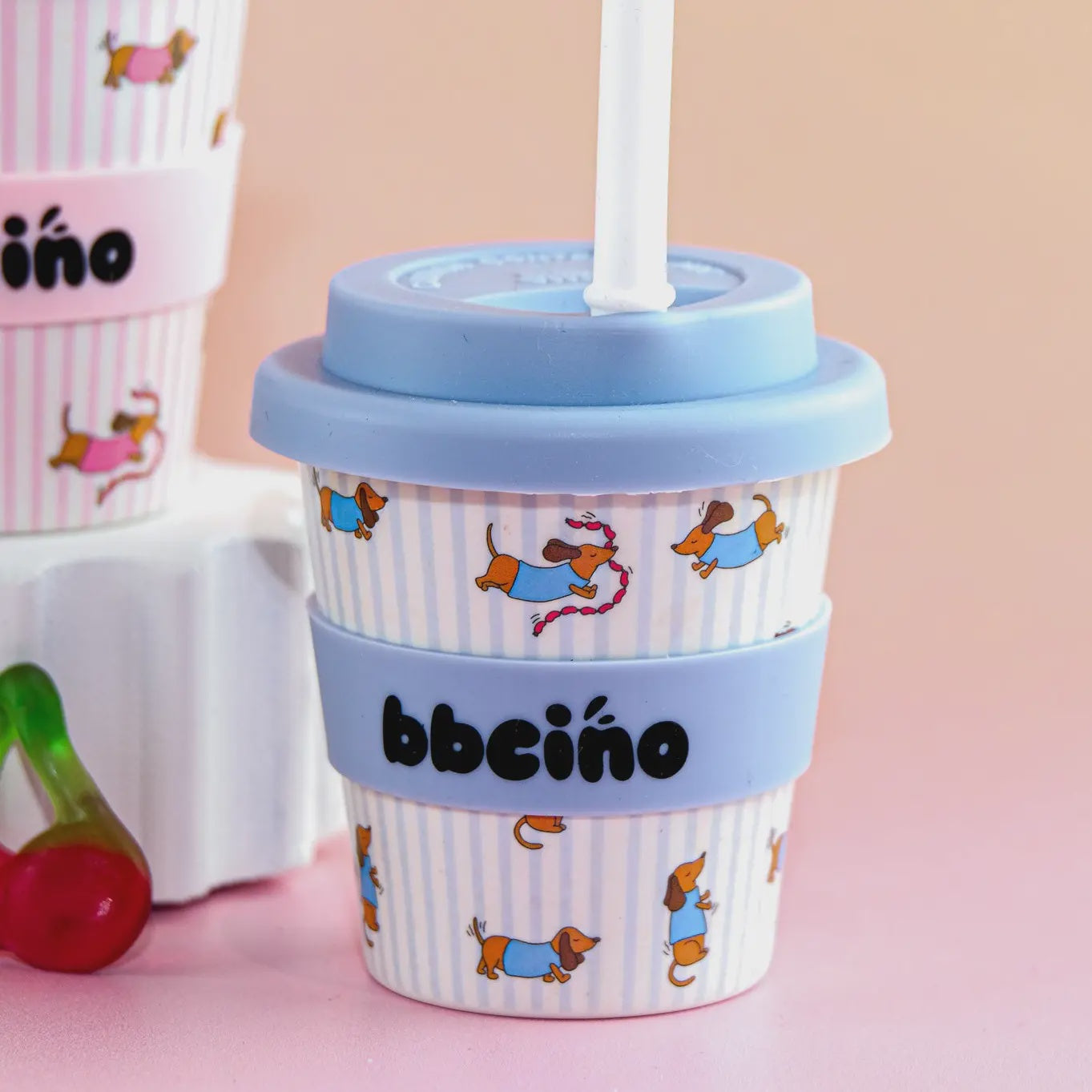 BBcino -  Reusable Cup - Dash in Blue