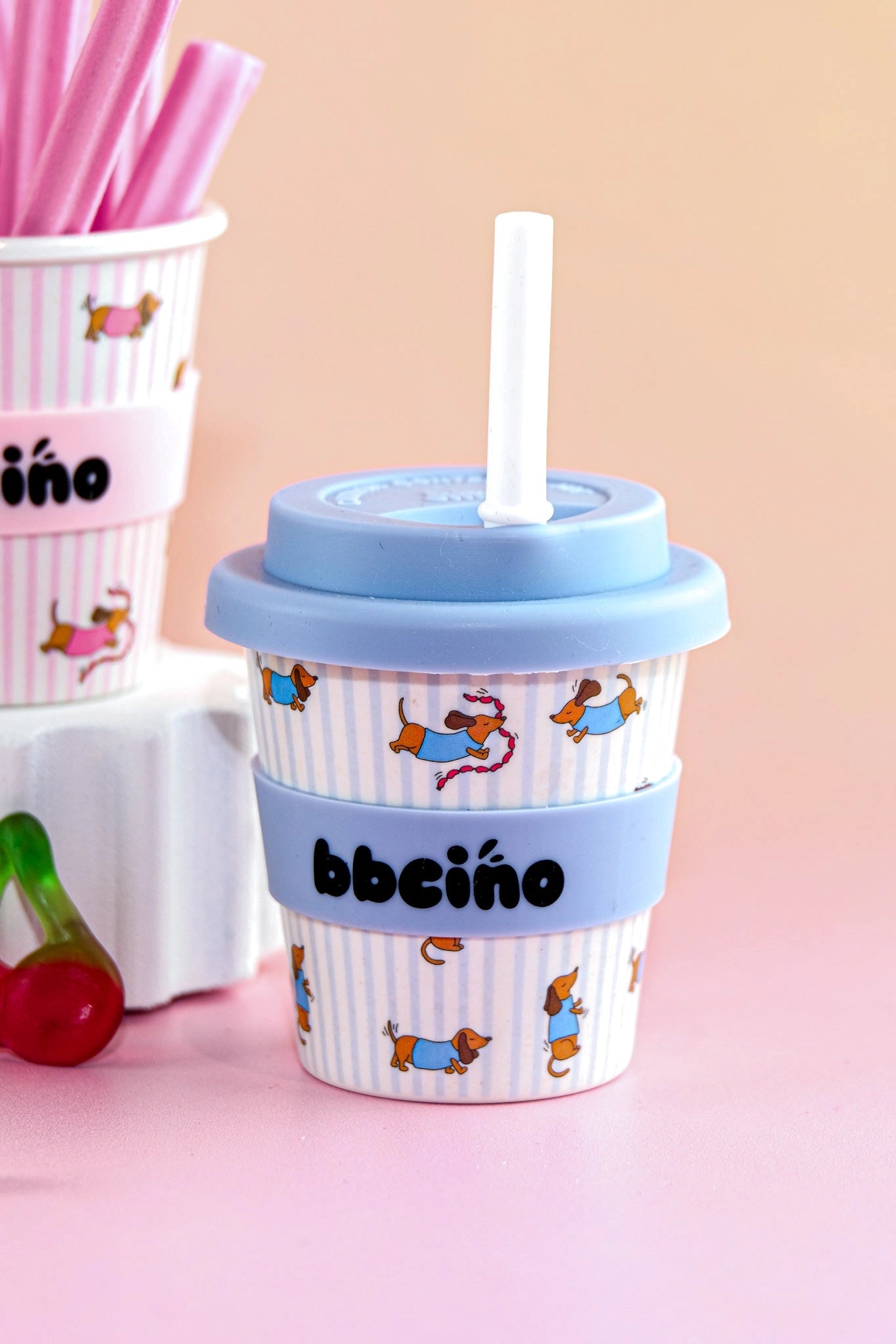 BBcino -  Reusable Cup - Dash in Blue