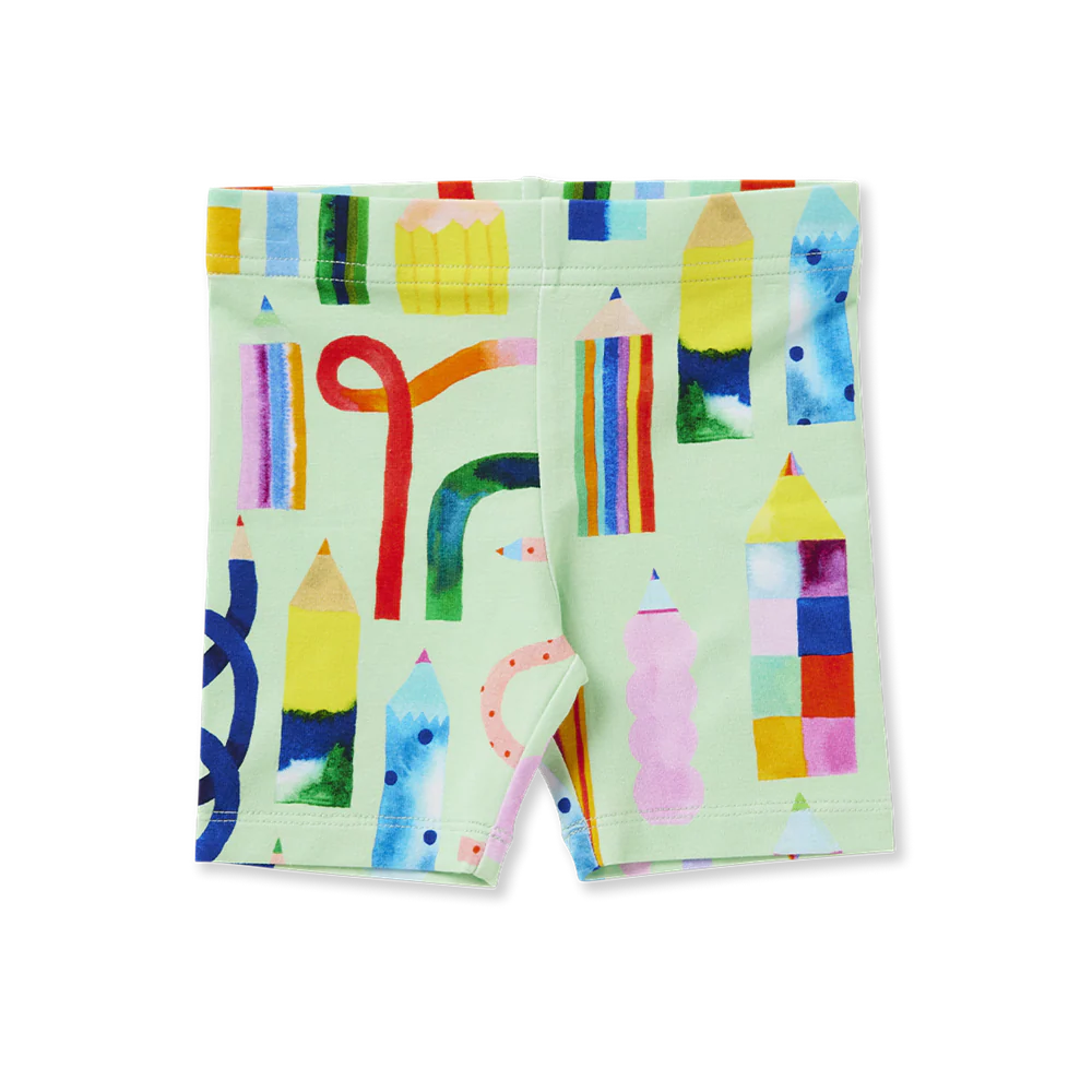 Halcyon Nights - Scribble Squad Kids Bike Shorts