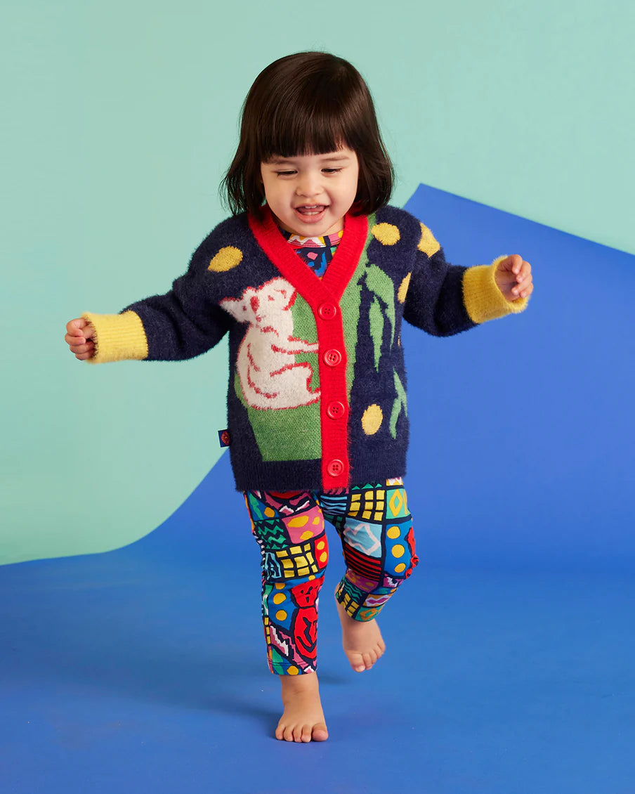 Halcyon Nights - Blinky Navy Knit Cardigan