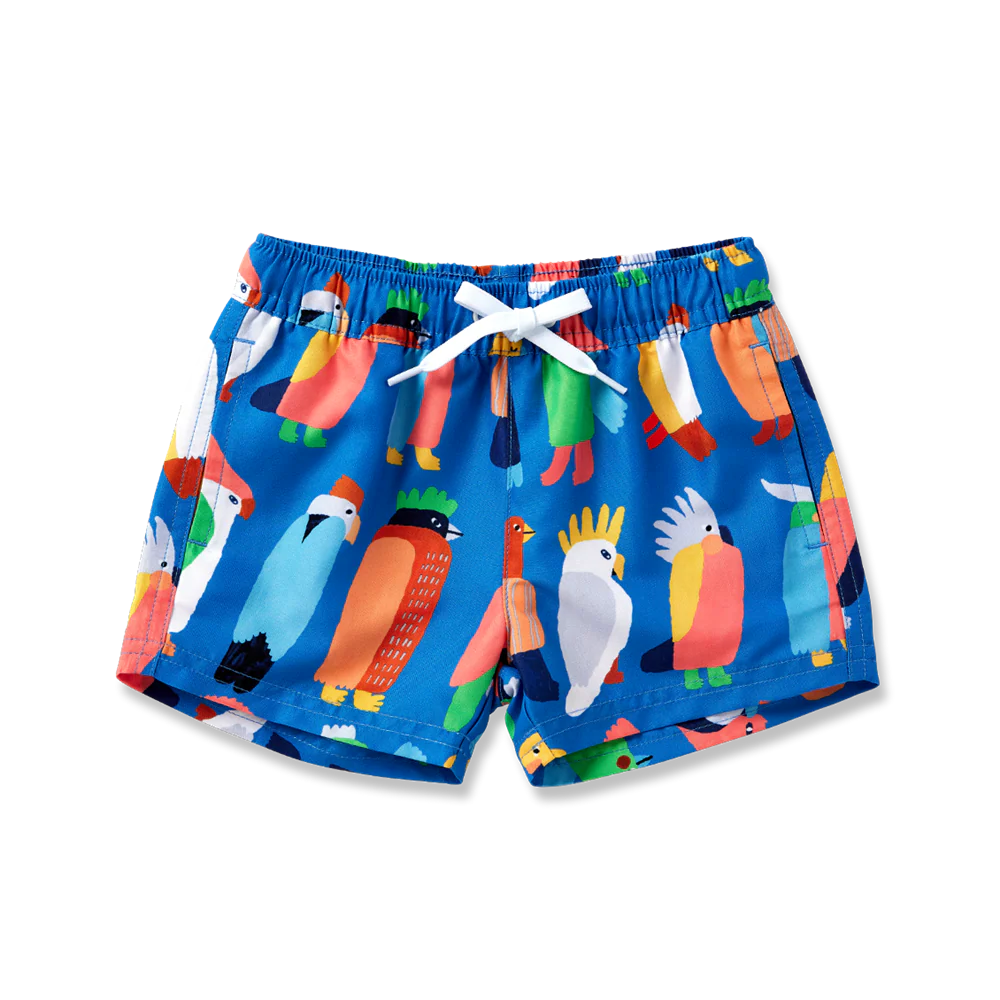 Halcyon Nights - Kids Boardshorts Flamin' Galahs