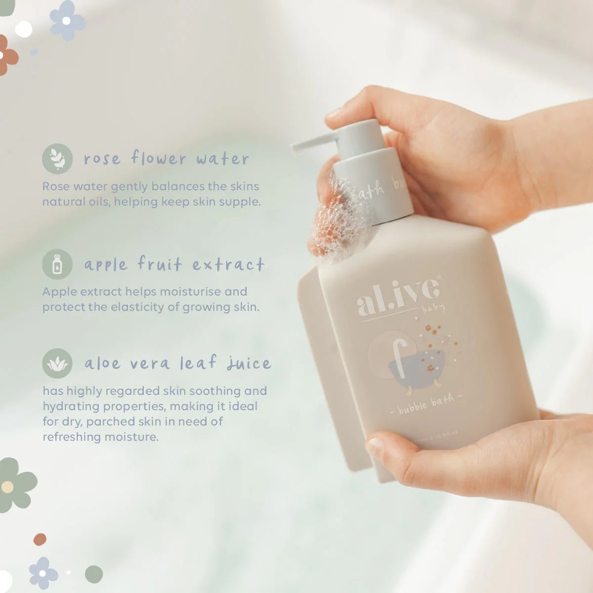 Al.ive baby - Apple Blossom Bubble Bath