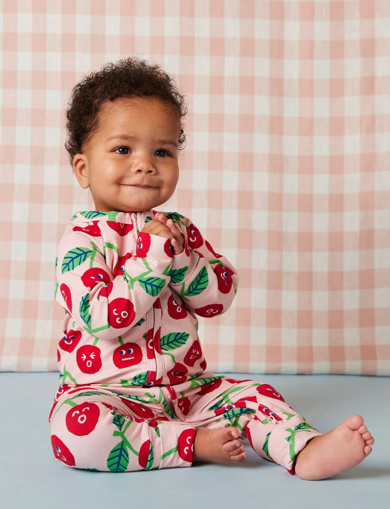 Halcyon Nights - Cheeky Cherry Long Sleeve Romper
