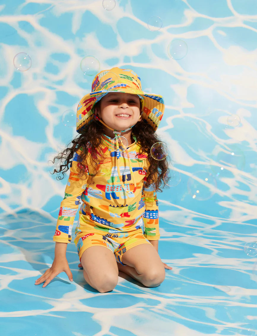 Halcyon Nights - Long Sleeve Rash Vest Chomp