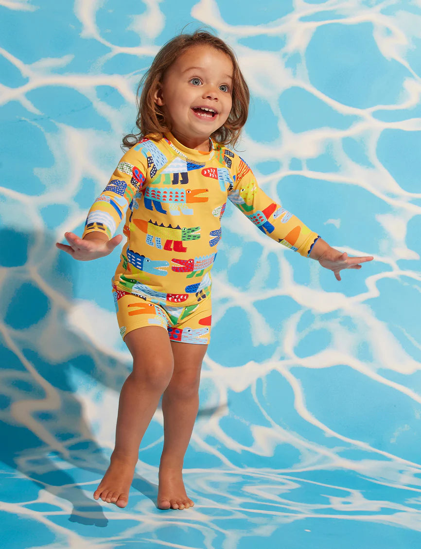 Halcyon Nights - Long Sleeve Rash Vest Chomp