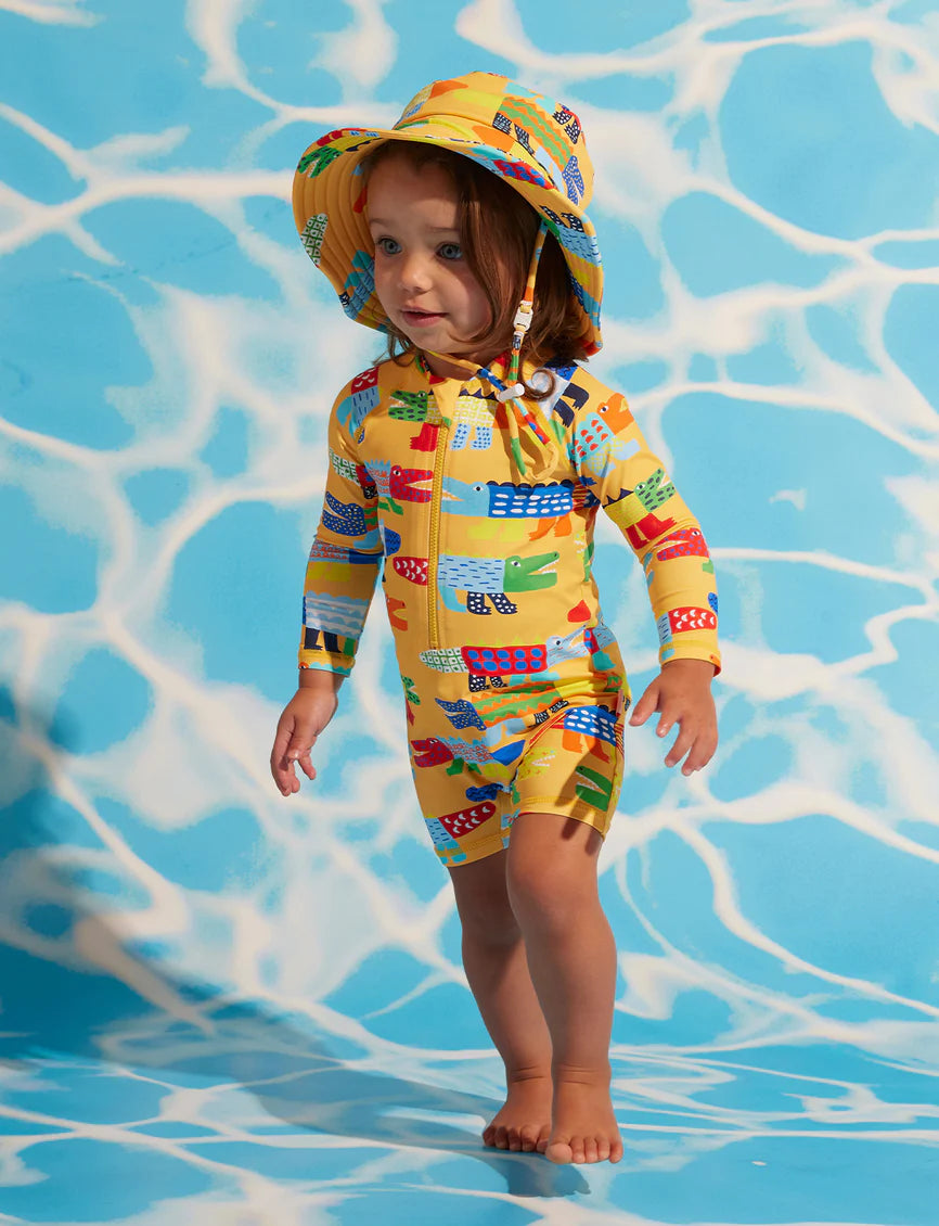 Halcyon Nights - Long Sleeve Rash Suit - Chomp
