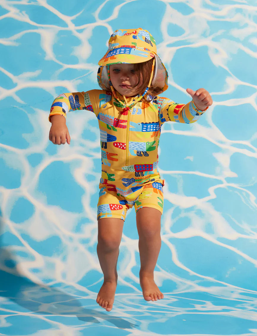 Halcyon Nights - Long Sleeve Rash Suit - Chomp