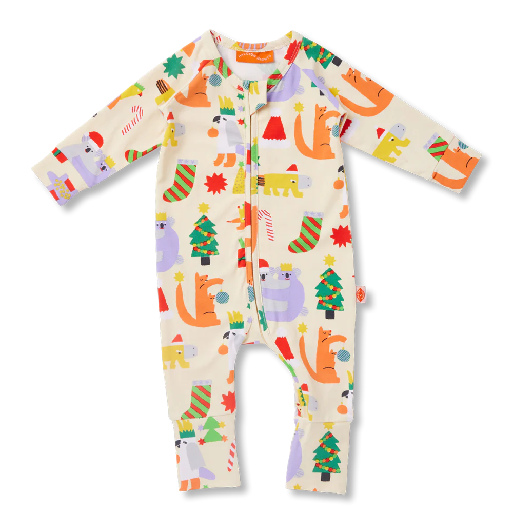 Halcyon Nights - Tinsel Tails Long Sleeve Romper