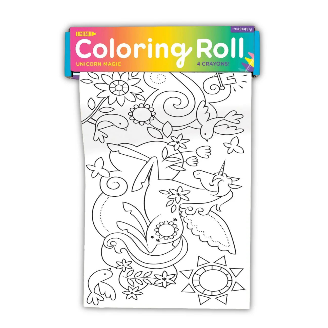Mudpuppy Colouring Roll – Unicorn Magic