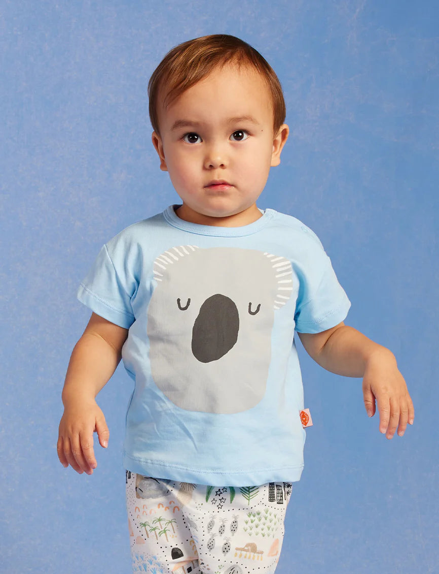Halcyon Nights - Koala Blue Short Sleeve T-shirt