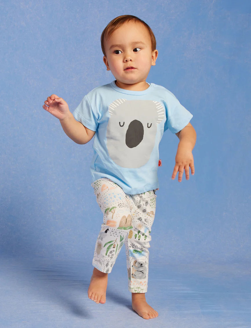 Halcyon Nights - Koala Blue Short Sleeve T-shirt