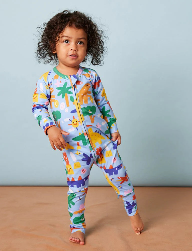 Halcyon Nights - Dino Days Long Sleeve Romper