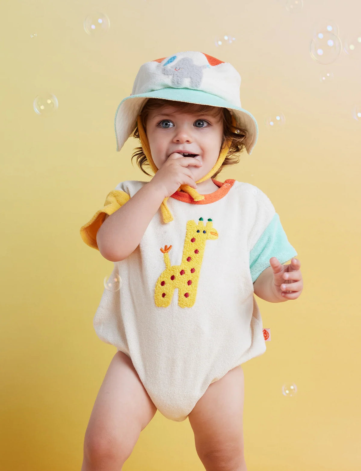 Halcyon Nights - Terry Bucket Hat - Zoo Crew Cream